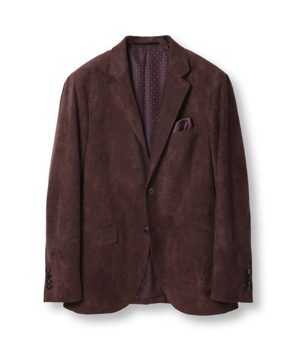 【メンズビギトーキョー/Men's Bigi / MEN】のコマスエードストレッチジャケット(セットアップ対応) インテリア・キッズ・メンズ・レディースファッション・服の通販 founy(ファニー) 　ファッション　Fashion　メンズファッション　Fashion for Men　セットアップ　Matching Sets　ジャケット　Jacket, Outerwear　ストレッチ　Stretch, Stretchy Fabric　セットアップ　Set-Up, Coordinated Outfit　フラップ　Flap, Flap Pocket　ボルドー|ID: prp329100004713012 ipo3291000000034046338