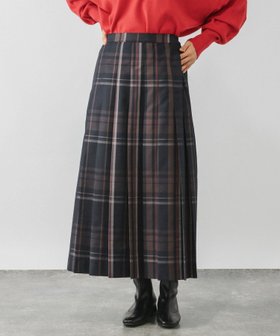 【グローバルワーク/GLOBAL WORK】のワイドプリーツフレアスカート/583879 人気、トレンドファッション・服の通販 founy(ファニー) ファッション Fashion レディースファッション Fashion for Women スカート Skirts Aライン・フレアスカート A-Line & Flared Skirts おすすめ Recommended / Our Picks チェック Check, Plaid, Tartan トレンド Trend, Trending Now フラット Flat, Flat Shoes プリーツ Pleats, Pleated ロング Long, Long-Length 楽ちん Easy Fit, Comfortable 秋 Autumn |ID:prp329100004713347