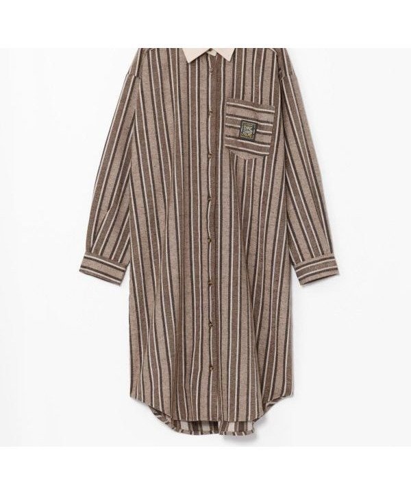 【アミナコレクション/Amina Collection】の【カヒコ】ジョアンシャツワンピース【SURF Palms】 人気、トレンドファッション・服の通販 founy(ファニー) 　ファッション　Fashion　レディースファッション　Fashion for Women　ワンピース　Dresses　シャツワンピース / 1枚で着映えコーデ　Shirt Dresses　コーデュロイ　Corduroy, Cord Fabric　ストライプ　Stripe, Striped Pattern　 other-1|ID: prp329100004713392 ipo3291000000034050364