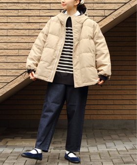 【ステップス/STEPS】のDOWN HOODED A0008 TPR 人気、トレンドファッション・服の通販 founy(ファニー) ファッション Fashion レディースファッション Fashion for Women インナー Innerwear カットソー Cut and Sewn Top カーディガン Cardigan, Knitwear ショート Short, Short Length ジャケット Jacket, Outerwear ダウン Down, Puffer バランス Balance, Style Balance フロント Front, Front Design ブルゾン Blouson, Bomber Jacket 冬 Winter / This Winter |ID:prp329100004713441