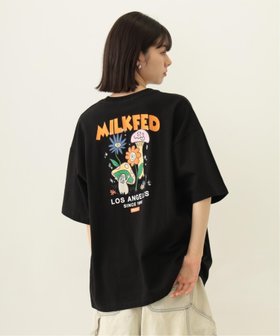 【ミルクフェド/MILKFED.】のFUNNY COLLEAGUE S/S TEE MILKFED. 人気、トレンドファッション・服の通販 founy(ファニー) ファッション Fashion レディースファッション Fashion for Women グラフィック Graphic, Graphic Design デニム Denim, Jeans Material バランス Balance, Style Balance フリル Frill, Ruffle プリーツ Pleats, Pleated ワイド Wide, Wide Fit 人気 Popular, Best Seller 半袖 Short Sleeve, Half Sleeve 夏 Summer S/S・春夏 SS, Spring/Summer, Warm Season |ID:prp329100004713506