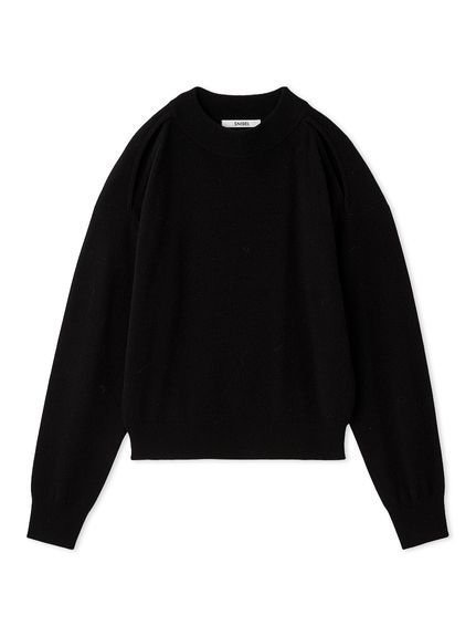 【スナイデル/SNIDEL】のコールドショルダープルオーバー インテリア・キッズ・メンズ・レディースファッション・服の通販 founy(ファニー) 　ファッション　Fashion　レディースファッション　Fashion for Women　トップス・カットソー　Cut & Sew Tops　カジュアルプルオーバー・ニットトップス　Pullovers & Knit Tops / Casual Pullovers　今季　This Season, Current Season　ショルダー　Shoulder, Shoulder Strap　シンプル　Simple, Minimal　ストレート　Straight, Straight Cut　スマート　Smart, Elegant　定番　Standard, Basic Item　人気　Popular, Best Seller　フェイス　Face, Facial Design　フレア　Flare, Flared　ボトム　Bottoms, Lower Wear　ラベンダー　Lavender　おすすめ　Recommended / Our Picks　エレガント 上品　Elegant　BLK[009]|ID: prp329100004713605 ipo3291000000034052295