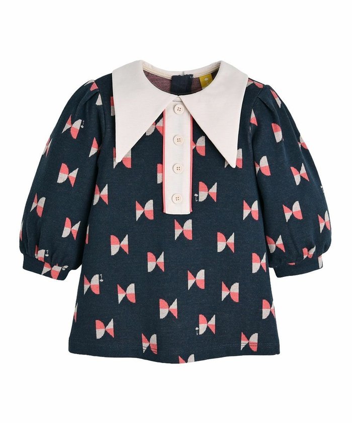 【モイモルン/moimoln / KIDS】のキャンディワンピース インテリア・キッズ・メンズ・レディースファッション・服の通販 founy(ファニー) https://founy.com/ ファッション Fashion キッズファッション Fashion for Kids ワンピース Dresses おすすめ Recommended / Our Picks ジャカード／ジャガード Jacquard, Woven Pattern セットアップ Set-Up, Coordinated Outfit パイピング Piping, Trim Design ビッグ Big, Oversized フォーマル Formal, Dressy |ID: prp329100004713800 ipo3291000000034123010