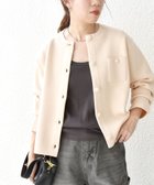 【シップス フォー ウィメン/SHIPS】のSHIPS any ミラノリブ ノーカラー ニット ジャケット カーディガン ナチュラル|ID: prp329100004713913 ipo3291000000034862586