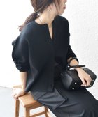【シップス フォー ウィメン/SHIPS】のSHIPS any ミラノリブ ノーカラー ニット ジャケット カーディガン ブラック|ID: prp329100004713913 ipo3291000000034862587