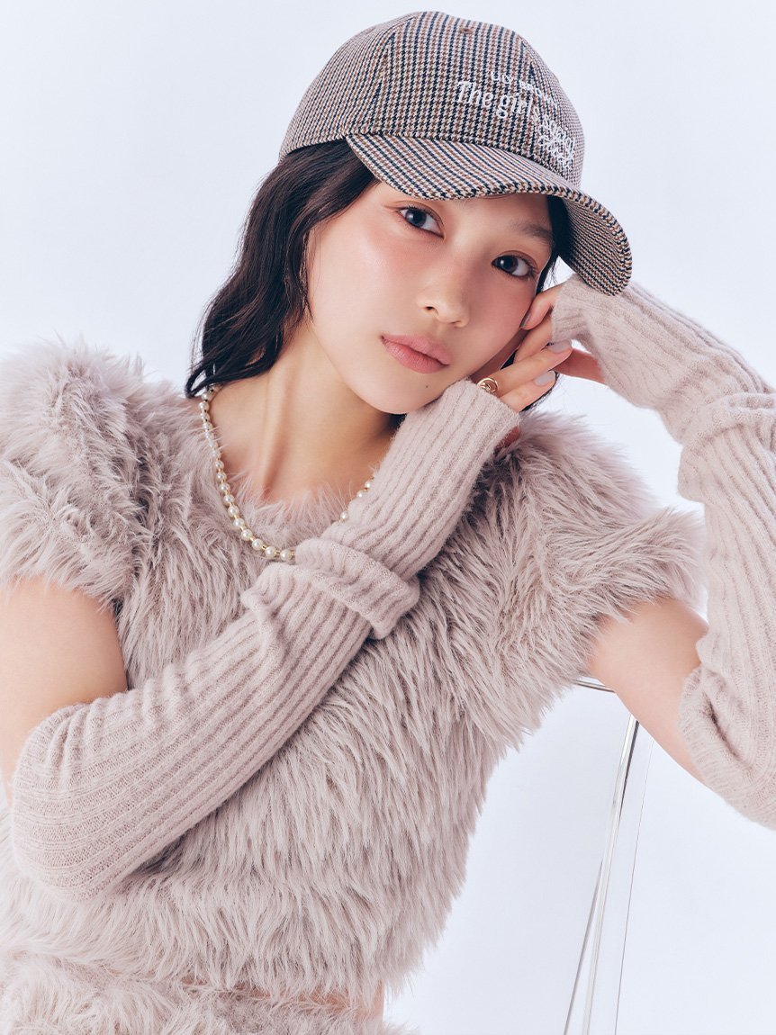 【リリーブラウン/Lily Brown】の【WEB限定カラー】アームウォーマー付きフェザーヤーンコンパクトトップス インテリア・キッズ・メンズ・レディースファッション・服の通販 founy(ファニー) 　ファッション　Fashion　レディースファッション　Fashion for Women　トップス・カットソー　Cut & Sew Tops　おすすめ　Recommended / Our Picks　スマート　Smart, Elegant　スリーブ　Sleeve, Long Sleeve / Short Sleeve　セットアップ　Set-Up, Coordinated Outfit　フェミニン　Feminine, Girly　A/W・秋冬　Autumn/Winter　MOC[056]|ID: prp329100004713990 ipo3291000000034056377