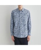 【タケオキクチ/TAKEO KIKUCHI / MEN】の【Sサイズ~】ストライプ小花 長袖シャツ 人気、トレンドファッション・服の通販 founy(ファニー) ファッション Fashion メンズファッション Fashion for Men インナー Innerwear カーディガン Cardigan, Knitwear グラデーション Gradient, Ombre ジャケット Jacket, Outerwear ストライプ Stripe, Striped Pattern スマート Smart, Elegant フィット Fit, Slim Fit プリント Print, Printed Pattern ポケット Pocket, Pocket Detail レギュラー Regular, Standard Fit 秋 Autumn 長袖 Long Sleeve, Full Sleeve thumbnail ブルーグリーン|ID: prp329100004713991 ipo3291000000034107684