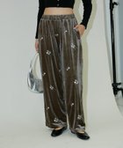 【フリークスストア/FREAK'S STORE】の花刺繍 ベロア イージーパンツ 限定展開 25AW ベージュ|ID: prp329100004714535 ipo3291000000034498040