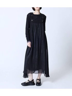 【ラシュッド/LASUD】のシアーレイヤードペイズリー柄ジャンパースカート 人気、トレンドファッション・服の通販 founy(ファニー) ファッション Fashion レディースファッション Fashion for Women スカート Skirts シアー Sheer, See-Through チュール Tulip, Tulip Motif ペイズリー Paisley, Ethnic Pattern エレガント 上品 Elegant 今季 This Season, Current Season |ID:prp329100004714669