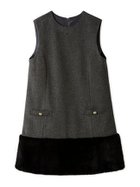 【リリーブラウン/Lily Brown】のファードッキングミニワンピース 人気、トレンドファッション・服の通販 founy(ファニー) ファッション Fashion レディースファッション Fashion for Women ワンピース Dresses おすすめ Recommended / Our Picks なめらか Smooth, Silky Texture インナー Innerwear カットソー Cut and Sewn Top スマート Smart, Elegant ドッキング Docking, Mixed Material ノースリーブ Sleeveless, No-Sleeve ペプラム Peplum, Flared Hem ポケット Pocket, Pocket Detail ロング Long, Long-Length エレガント 上品 Elegant thumbnail CGRY[007]|ID: prp329100004714694 ipo3291000000034061910