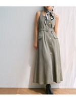 【フレイ アイディー/FRAY I.D】のダブルヘリンボーンジレワンピース 人気、トレンドファッション・服の通販 founy(ファニー) ファッション Fashion レディースファッション Fashion for Women アウター Coat / Outerwear Collection エレガント 上品 Elegant クラシカル Classical, Vintage-Inspired スクエア Square, Square Shape スマート Smart, Elegant バランス Balance, Style Balance フラット Flat, Flat Shoes ミックス Mix, Mixed Style メタル Metal, Metal Parts |ID:prp329100004714708