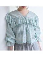 【リリーブラウン/Lily Brown】のコットンフリルブラウス 人気、トレンドファッション・服の通販 founy(ファニー) ファッション Fashion レディースファッション Fashion for Women トップス・カットソー Cut & Sew Tops シャツ・ブラウス・オフィスカジュアル Elegant Blouses & Button-Ups クラシカル Classical, Vintage-Inspired スマート Smart, Elegant デコルテ Décolleté, Neckline ドット Polka Dot, Dot Pattern フロント Front, Front Design レース Lace, Lace Fabric ヴィンテージ Vintage Style thumbnail MNT[021]|ID: prp329100004714847 ipo3291000000034063852