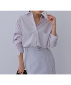 【アニュアンス/anuans】のスタンダードシャツ 人気、トレンドファッション・服の通販 founy(ファニー) ファッション Fashion レディースファッション Fashion for Women トップス・カットソー Cut & Sew Tops シャツ・ブラウス・オフィスカジュアル Elegant Blouses & Button-Ups カフス Cuff Design シルク Silk, 100% Silk スタンダード Standard, Basic 定番 Standard, Basic Item プレミアム Premium, High-End ベーシック Basic, Essential thumbnail LAVENDER|ID: prp329100004714919 ipo3291000000034064453
