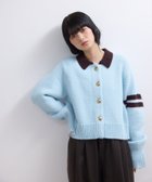 【アダム エ ロペ/ADAM ET ROPE'】の【WEB限定】ポロニットカーディガン サックス(48)|ID: prp329100004714956 ipo3291000000034682660