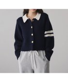 【アダム エ ロペ/ADAM ET ROPE'】の【WEB限定】ポロニットカーディガン ネイビー(40)|ID: prp329100004714956 ipo3291000000034682662