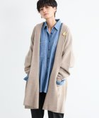【バンヤードストーム/BARNYARDSTORM】のカシミア混コーディガン 人気、トレンドファッション・服の通販 founy(ファニー) ファッション Fashion レディースファッション Fashion for Women インナー Innerwear カーディガン Cardigan, Knitwear コーディガン Coatigan, Knit Coat ショルダー Shoulder, Shoulder Strap ジップ Zip, Zipper ストール Stole, Wrap ドロップ Drop Shoulder, Dropped Style マニッシュ Mannish, Boyish リラックス Relax, Relaxed Fit ロング Long, Long-Length thumbnail ベージュ|ID: prp329100004715002 ipo3291000000034349106