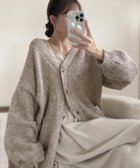 【ラナン/Ranan】のカラーオーバーカーディガン 人気、トレンドファッション・服の通販 founy(ファニー) ファッション Fashion レディースファッション Fashion for Women トップス・カットソー Cut & Sew Tops カーディガン・羽織り Layered Style Cardigans インナー Innerwear カーディガン Cardigan, Knitwear キャミソール Camisole, Spaghetti Strap Top タンク Tank Top, Sleeveless Top ベーシック Basic, Essential ポケット Pocket, Pocket Detail ミックス Mix, Mixed Style ミドル Middle Length, Mid Height メランジ Melange, Mixed Yarn 今季 This Season, Current Season 秋 Autumn thumbnail ベージュ|ID: prp329100004715010 ipo3291000000035037729