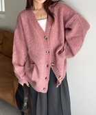 【ラナン/Ranan】のカラーオーバーカーディガン 人気、トレンドファッション・服の通販 founy(ファニー) ファッション Fashion レディースファッション Fashion for Women トップス・カットソー Cut & Sew Tops カーディガン・羽織り Layered Style Cardigans インナー Innerwear カーディガン Cardigan, Knitwear キャミソール Camisole, Spaghetti Strap Top タンク Tank Top, Sleeveless Top ベーシック Basic, Essential ポケット Pocket, Pocket Detail ミックス Mix, Mixed Style ミドル Middle Length, Mid Height メランジ Melange, Mixed Yarn 今季 This Season, Current Season 秋 Autumn thumbnail ピンク|ID: prp329100004715010 ipo3291000000035037733