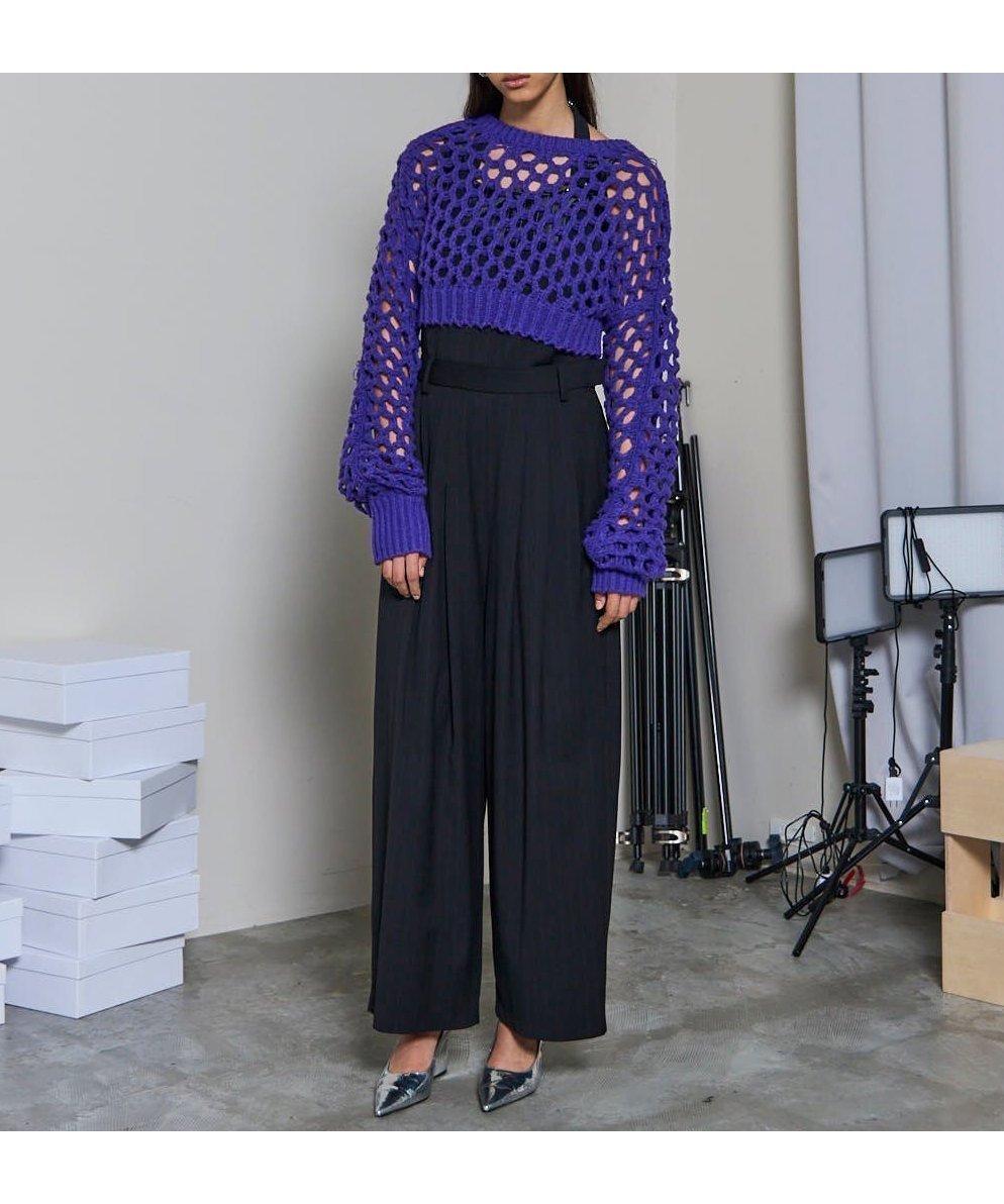 【メゾンスペシャル/MAISON SPECIAL】の2way Mesh Knitted Bolero インテリア・キッズ・メンズ・レディースファッション・服の通販 founy(ファニー) 　ファッション　Fashion　レディースファッション　Fashion for Women　アウター　Coat / Outerwear Collection　ボレロ・ショート丈ジャケット / ドレス羽織りに　Boleros & Short Jackets　トップス・カットソー　Cut & Sew Tops　ニット　Knit Tops & Sweaters　ジャケット　Jacket, Outerwear　ボレロ　Bolero, Short Cardigan　メッシュ　Mesh, Net Fabric　PPL|ID: prp329100004715122 ipo3291000000035080934