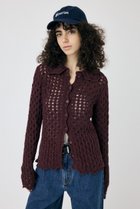 【マウジー/moussy】のOPENWORK ニットシャツ 人気、トレンドファッション・服の通販 founy(ファニー) ファッション Fashion レディースファッション Fashion for Women トップス・カットソー Cut & Sew Tops ニット Knit Tops & Sweaters シャツ・ブラウス・オフィスカジュアル Elegant Blouses & Button-Ups おすすめ Recommended / Our Picks スカラップ Scallop, Scalloped Edge セットアップ Set-Up, Coordinated Outfit ボヘミアン Bohemian, Ethnic Style 人気 Popular, Best Seller 再入荷 Restock / Back in Stock 羽織 Haori, Light Jacket thumbnail BRD|ID: prp329100004715152 ipo3291000000034066705