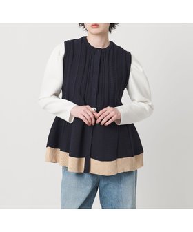 【ユナイテッドアローズ/UNITED ARROWS】のケーブル ペプラム ノースリーブ ニット ベスト -ウォッシャブル- 人気、トレンドファッション・服の通販 founy(ファニー) ファッション Fashion レディースファッション Fashion for Women アウター Coat / Outerwear Collection トップス・カットソー Cut & Sew Tops ニット Knit Tops & Sweaters キャミソール&ノースリーブ Camisoles & Sleeveless Tops ベスト&ジレ / 重ね着スタイル Vests & Gilets ウォッシャブル Machine Washable スリム Slim, Slim Fit ノースリーブ Sleeveless, No-Sleeve ベスト Vest, Waistcoat ペプラム Peplum, Flared Hem リラックス Relax, Relaxed Fit ワイド Wide, Wide Fit おすすめ Recommended / Our Picks |ID:prp329100004715261