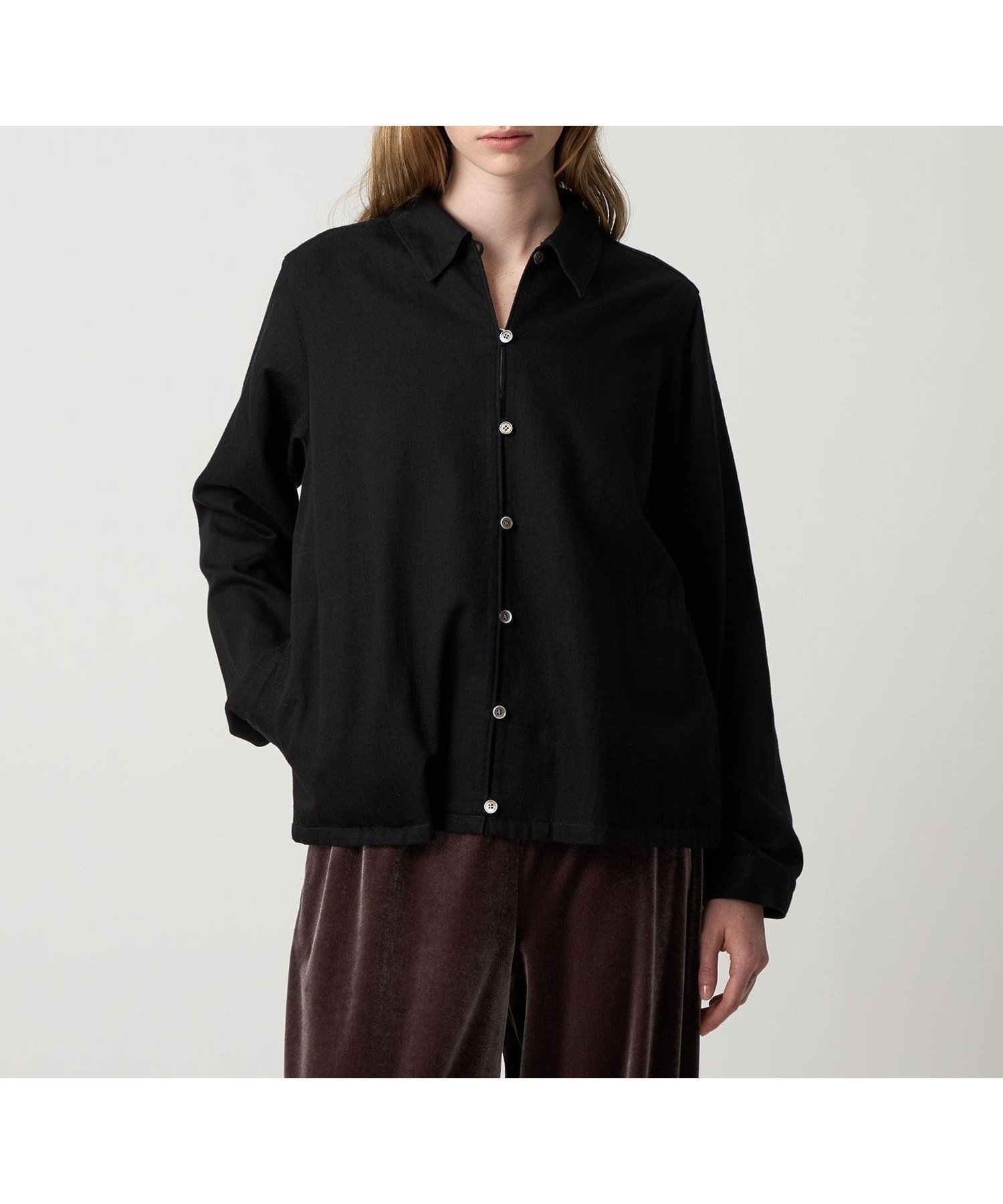 【ビューティ&ユース ユナイテッドアローズ/BEAUTY&YOUTH / UNITED ARROWS】のSteven Alan ライトオンスデニム シャツ インテリア・キッズ・メンズ・レディースファッション・服の通販 founy(ファニー) 　ファッション　Fashion　レディースファッション　Fashion for Women　トップス・カットソー　Cut & Sew Tops　シャツ・ブラウス・オフィスカジュアル　Elegant Blouses & Button-Ups　セットアップ　Set-Up, Coordinated Outfit　ポケット　Pocket, Pocket Detail　ループ　Loop, Loop Knit　BLACK|ID: prp329100004715762 ipo3291000000034070921