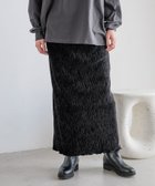 【ローリーズファーム/LOWRYS FARM】のシャイニーベロアタイトスカート 人気、トレンドファッション・服の通販 founy(ファニー) ファッション Fashion レディースファッション Fashion for Women スカート Skirts シンプル Simple, Minimal バランス Balance, Style Balance プリーツ Pleats, Pleated ベロア Velour, Soft Velvet ランダム Random, Irregular リラックス Relax, Relaxed Fit エレガント 上品 Elegant thumbnail ブラック|ID: prp329100004715869 ipo3291000000034783869
