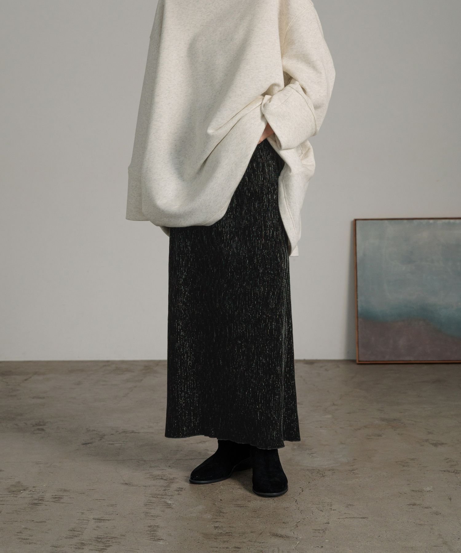 【ローリーズファーム/LOWRYS FARM】のシャイニーベロアタイトスカート 人気、トレンドファッション・服の通販 founy(ファニー) ファッション Fashion レディースファッション Fashion for Women スカート Skirts シンプル Simple, Minimal バランス Balance, Style Balance プリーツ Pleats, Pleated ベロア Velour, Soft Velvet ランダム Random, Irregular リラックス Relax, Relaxed Fit エレガント 上品 Elegant other-1|ID: prp329100004715869 ipo3291000000034827467