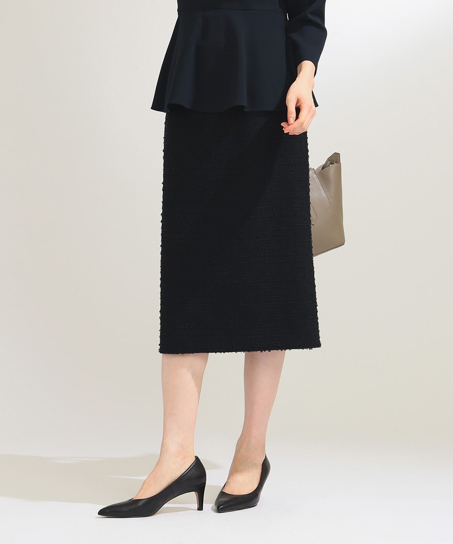 【デミルクス ビームス/Demi-Luxe BEAMS】の【6/25新規値下げ】ツイード Iライン スカート* ビームスセレモニー2025 セットアップ対応フォーマル 入学 入園 卒業 卒園 ママスーツ 七五三 インテリア・キッズ・メンズ・レディースファッション・服の通販 founy(ファニー) 　ファッション　Fashion　レディースファッション　Fashion for Women　セットアップ　Matching Sets　スカート・ミニ/ミディ/マキシ　Skirts / Mini, Midi & Maxi Skirts　スーツ　Business Suits & Workwear　スーツスカート・ビジネス用スカート　Suit Skirts / Office Skirts　スーツセット・2点セット・レディーススーツ　Suit Sets / 2-Piece Suits / Office Suit Sets　シンプル　Simple, Minimal　ジャケット　Jacket, Outerwear　ストレート　Straight, Straight Cut　スリット　Slit, Slit Detail　スーツ　Suit, Formalwear　セットアップ　Set-Up, Coordinated Outfit　ツイード　Twill, Twill Weave　バランス　Balance, Style Balance　フォーマル　Formal, Dressy　おすすめ　Recommended / Our Picks　エレガント 上品　Elegant　セレモニー　Ceremony　入学式　Entrance Ceremony　卒業式　Graduation Ceremony　NAVY|ID: prp329100004715876 ipo3291000000034072104