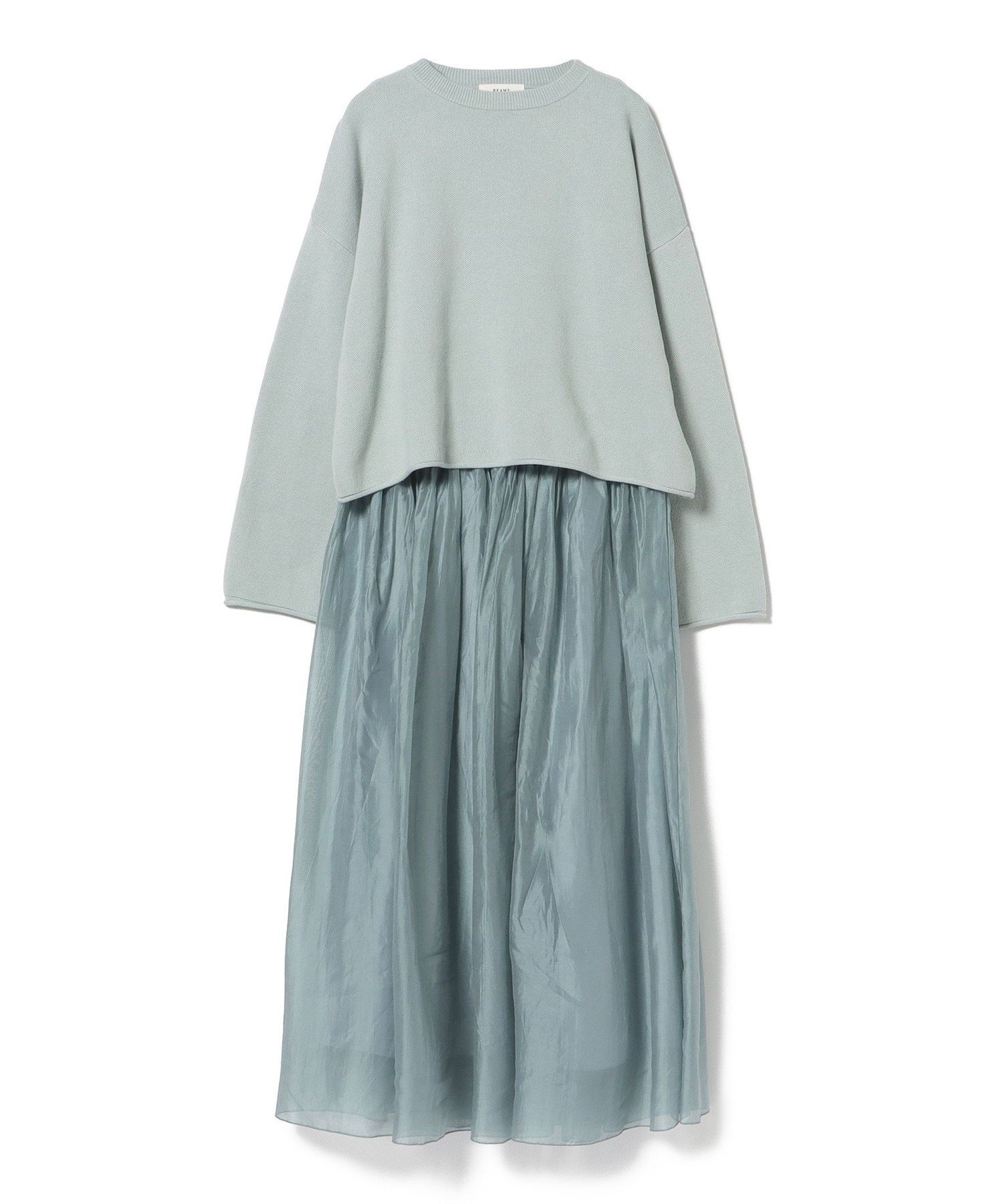 【ビームス ハート/BEAMS HEART】のスウェットニット * スカート(セットアイテム) インテリア・キッズ・メンズ・レディースファッション・服の通販 founy(ファニー) 　ファッション　Fashion　レディースファッション　Fashion for Women　スカート　Skirts　なめらか　Smooth, Silky Texture　フレア　Flare, Flared　リラックス　Relax, Relaxed Fit　ロング　Long, Long-Length　A/W・秋冬　Autumn/Winter　MINT|ID: prp329100004716003 ipo3291000000034073064