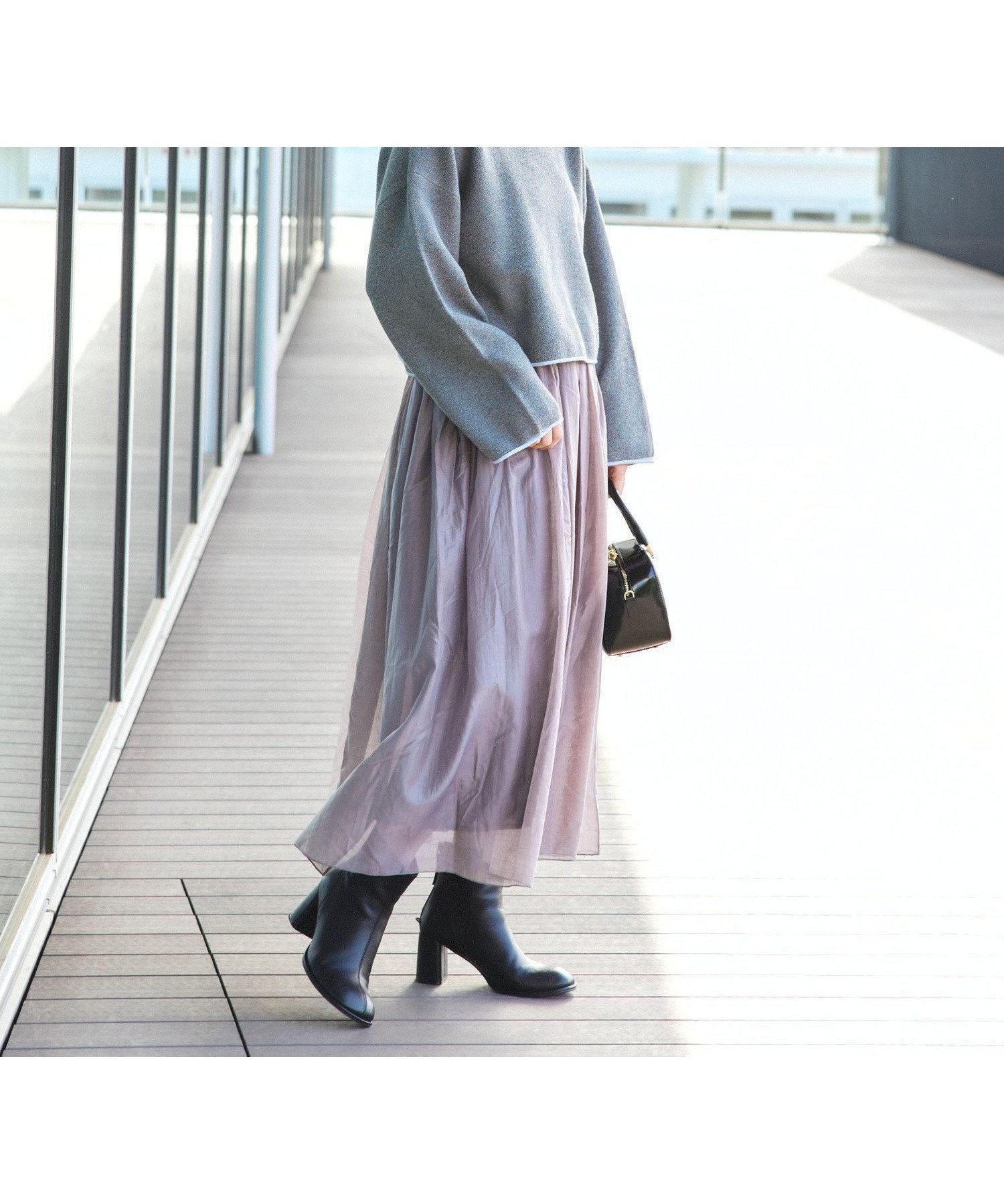 【ビームス ハート/BEAMS HEART】のスウェットニット * スカート(セットアイテム) インテリア・キッズ・メンズ・レディースファッション・服の通販 founy(ファニー) 　ファッション　Fashion　レディースファッション　Fashion for Women　スカート　Skirts　なめらか　Smooth, Silky Texture　ストレート　Straight, Straight Cut　フレア　Flare, Flared　リラックス　Relax, Relaxed Fit　ロング　Long, Long-Length　A/W・秋冬　Autumn/Winter　GREY|ID: prp329100004716003 ipo3291000000034481568