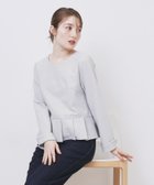 【インデックス/INDEX】のストレッチペプラムラメトップス【洗濯機OK/防シワ/抗ピル】《S~3L》 人気、トレンドファッション・服の通販 founy(ファニー) ファッション Fashion レディースファッション Fashion for Women トップス・カットソー Cut & Sew Tops おすすめ Recommended / Our Picks シンプル Simple, Minimal ストレッチ Stretch, Stretchy Fabric スマート Smart, Elegant スリット Slit, Slit Detail デコルテ Décolleté, Neckline フォーマル Formal, Dressy ペプラム Peplum, Flared Hem エレガント 上品 Elegant thumbnail サックスブルー|ID: prp329100004716058 ipo3291000000034349276