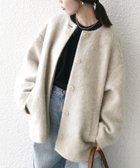 【シップス フォー ウィメン/SHIPS】の《追加 》SHIPS any シャギー ノーカラー コクーン コート 人気、トレンドファッション・服の通販 founy(ファニー) ファッション Fashion レディースファッション Fashion for Women アウター Coat / Outerwear Collection コート・ロングコート・ピーコート Long Coats, Peacoats & More 2025年 2025 2025-2026秋冬・A/W Autumn/Winter 2025–26 AW25–26 おすすめ Recommended / Our Picks コクーン Cocoon, Cocoon Silhouette フロント Front, Front Design thumbnail ホワイト|ID: prp329100004716061 ipo3291000000034360549