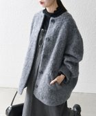 【シップス フォー ウィメン/SHIPS】の《追加 》SHIPS any シャギー ノーカラー コクーン コート 人気、トレンドファッション・服の通販 founy(ファニー) ファッション Fashion レディースファッション Fashion for Women アウター Coat / Outerwear Collection コート・ロングコート・ピーコート Long Coats, Peacoats & More 2025年 2025 2025-2026秋冬・A/W Autumn/Winter 2025–26 AW25–26 おすすめ Recommended / Our Picks コクーン Cocoon, Cocoon Silhouette フロント Front, Front Design thumbnail チャコールグレー|ID: prp329100004716061 ipo3291000000034360551