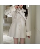 【ナイスクラップ/NICE CLAUP】のリボンミドルコート/SMサイズあり 人気、トレンドファッション・服の通販 founy(ファニー) ファッション Fashion レディースファッション Fashion for Women アウター Coat / Outerwear Collection コート・ロングコート・ピーコート Long Coats, Peacoats & More シューズ Shoes, Footwear デニム Denim, Jeans Material ハイネック High Neck, Mock Neck バランス Balance, Style Balance ボトム Bottoms, Lower Wear ミドル Middle Length, Mid Height リボン Ribbon, Bow ロング Long, Long-Length 冬 Winter / This Winter 再入荷 Restock / Back in Stock おすすめ Recommended / Our Picks 2025年 2025 2025-2026秋冬・A/W Autumn/Winter 2025–26 AW25–26 thumbnail アイボリー|ID: prp329100004716140 ipo3291000000034963815