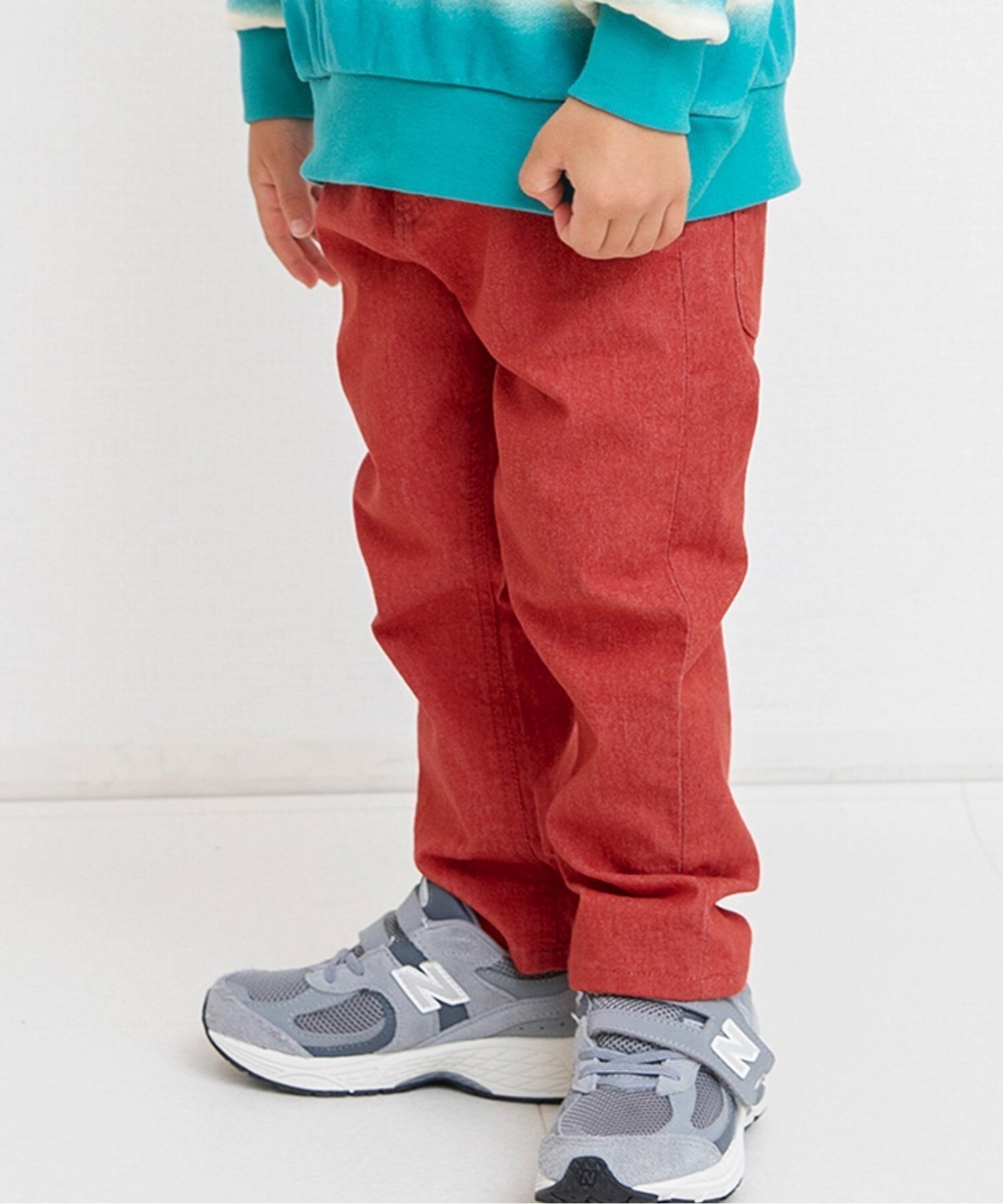 【エフオー オンラインストア/F.O.Online Store / KIDS】のすぽ軽テーパードパンツ 10分丈 インテリア・キッズ・メンズ・レディースファッション・服の通販 founy(ファニー) ファッション Fashion キッズファッション Fashion for Kids ボトムス Bottoms 2025年 2025 2025-2026秋冬・A/W Autumn/Winter 2025–26 AW25–26 おすすめ Recommended / Our Picks ブリーチ Bleach, Washed Finish ボトム Bottoms, Lower Wear ユーズド Used, Vintage-Look ワイド Wide, Wide Fit 定番 Standard, Basic Item A/W・秋冬 Autumn/Winter オレンジ|ID: prp329100004716217 ipo3291000000034572576