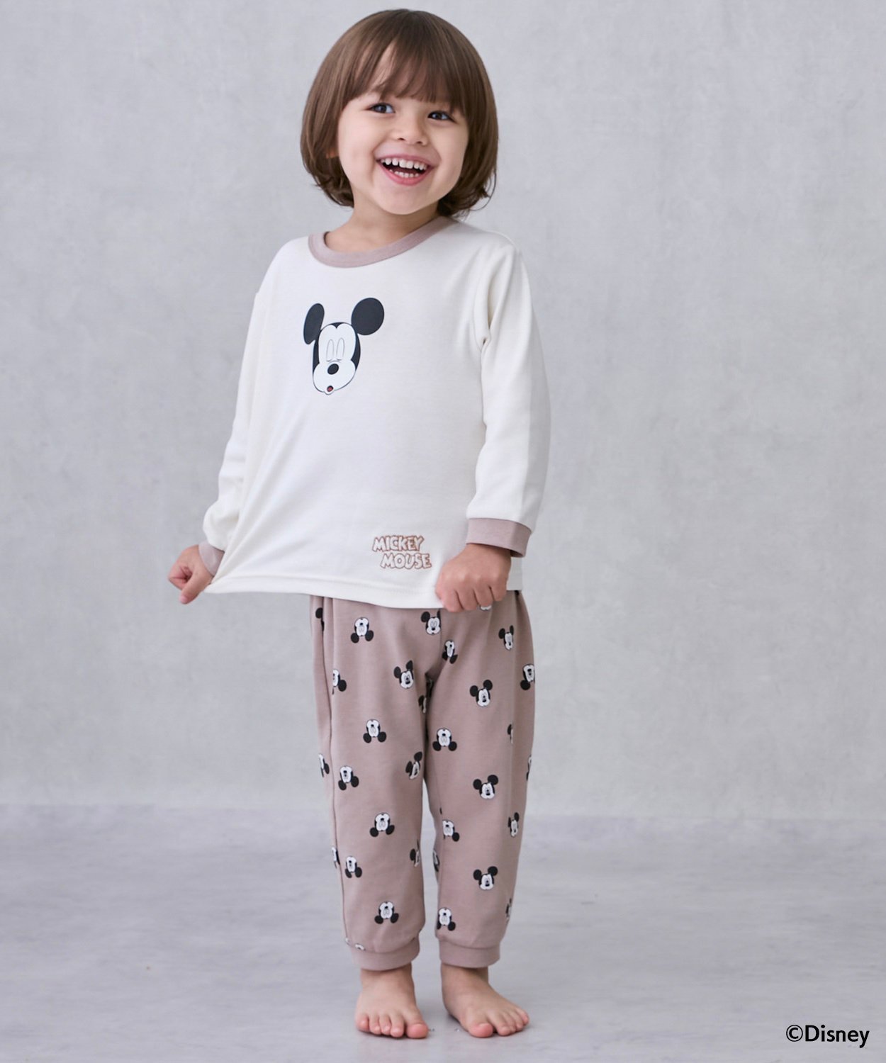 【ナルミヤ オンライン/NARUMIYA ONELINE / KIDS】の【Disney】スムース長袖パジャマ 人気、トレンドファッション・服の通販 founy(ファニー) 　ファッション　Fashion　キッズファッション　Fashion for Kids　お家時間・ステイホーム　Stay Home / At Home　パジャマ　Pajamas, Sleepwear　プリント　Print, Printed Pattern　ポケット　Pocket, Pocket Detail　長袖　Long Sleeve, Full Sleeve　 other-1|ID: prp329100004716246 ipo3291000000034075856