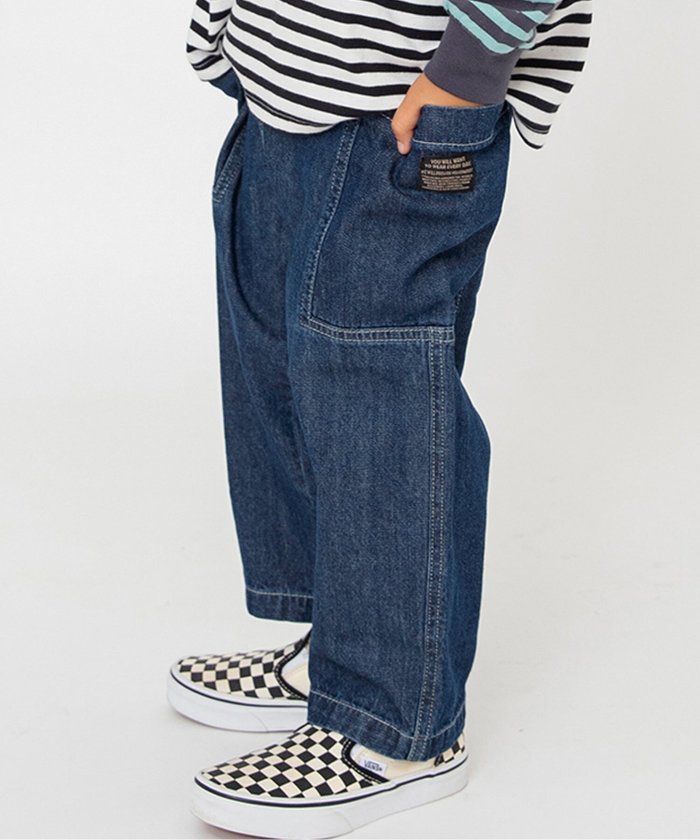 【エフオー オンラインストア/F.O.Online Store / KIDS】のサイドポケットベイカーパンツ 10分丈 インテリア・キッズ・メンズ・レディースファッション・服の通販 founy(ファニー) https://founy.com/ ファッション Fashion キッズファッション Fashion for Kids ボトムス Bottoms おすすめ Recommended / Our Picks 人気 Popular, Best Seller |ID: prp329100004716273 ipo3291000000034076118