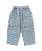 【エフオー オンラインストア/F.O.Online Store / KIDS】のサイドポケットベイカーパンツ 10分丈 ヒッコリー|ID: prp329100004716273 ipo3291000000034076120