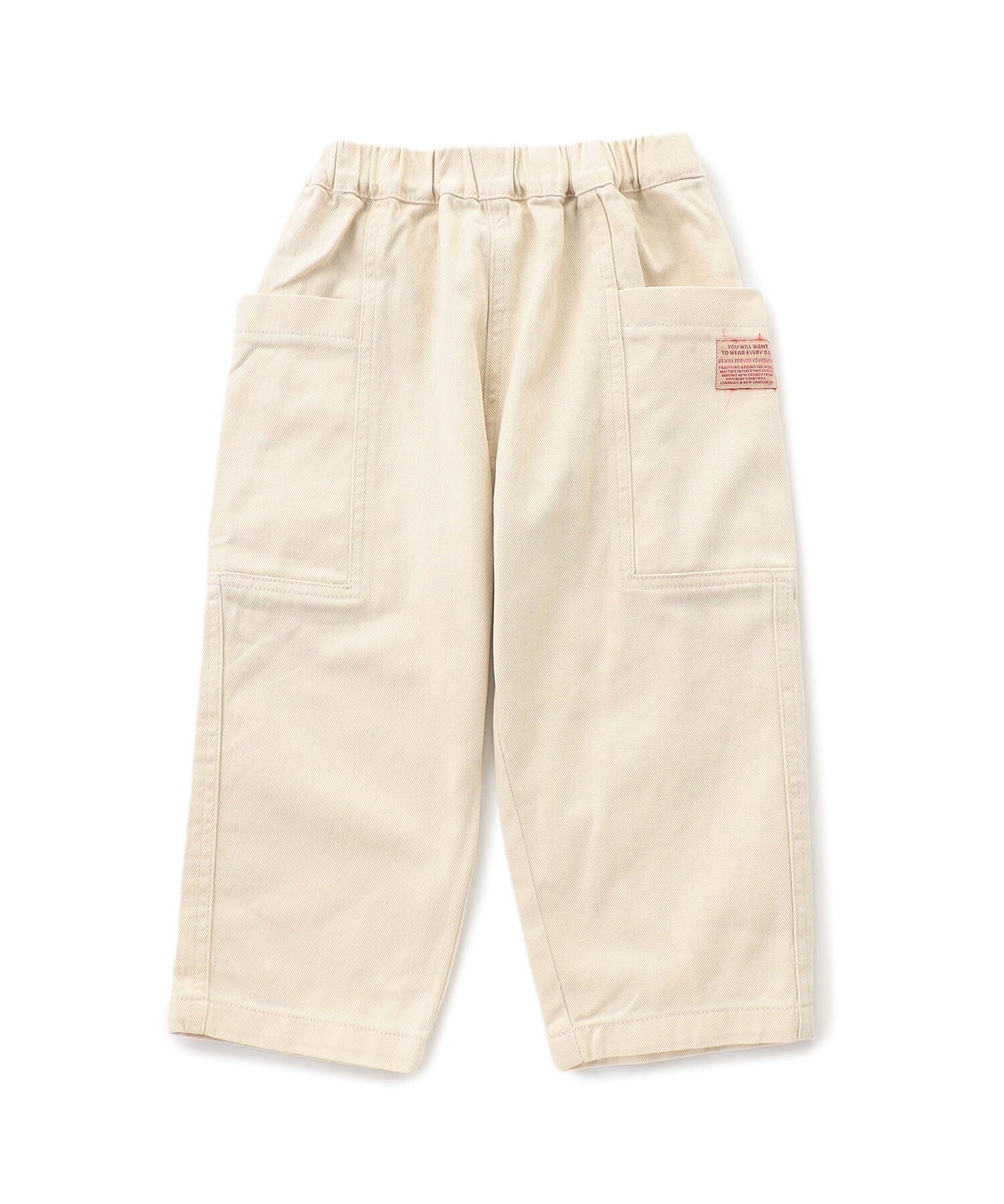 【エフオー オンラインストア/F.O.Online Store / KIDS】のサイドポケットベイカーパンツ 10分丈 インテリア・キッズ・メンズ・レディースファッション・服の通販 founy(ファニー) 　ファッション　Fashion　キッズファッション　Fashion for Kids　ボトムス　Bottoms　おすすめ　Recommended / Our Picks　人気　Popular, Best Seller　キナリ|ID: prp329100004716273 ipo3291000000034076121