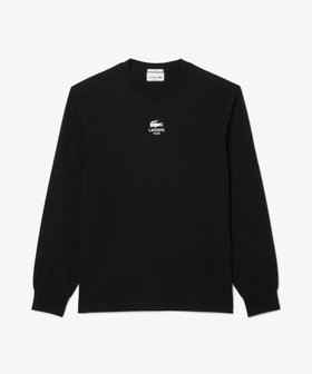 【ラコステ/LACOSTE / MEN】のワンポイントプリントロングスリーブTシャツ 人気、トレンドファッション・服の通販 founy(ファニー) ファッション Fashion メンズファッション Fashion for Men センター Center, Center Line フロント Front, Front Design プリント Print, Printed Pattern 長袖 Long Sleeve, Full Sleeve |ID:prp329100004716439
