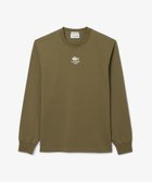 【ラコステ/LACOSTE / MEN】のワンポイントプリントロングスリーブTシャツ 人気、トレンドファッション・服の通販 founy(ファニー) ファッション Fashion メンズファッション Fashion for Men センター Center, Center Line フロント Front, Front Design プリント Print, Printed Pattern 長袖 Long Sleeve, Full Sleeve thumbnail オリーブ|ID: prp329100004716439 ipo3291000000034227326