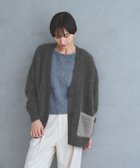 【ユナイテッドアローズ/UNITED ARROWS】のフォックスカシミヤ スパンコール ミドル カーディガン DK.GRAY|ID: prp329100004716468 ipo3291000000034820709