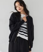 【バンヤードストーム/BARNYARDSTORM】の【WEB限定】ミラノリブZIPカーデ セットアップ対応 ブラック|ID: prp329100004716526 ipo3291000000035874730