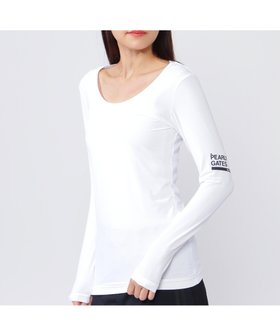 【その他のブランド/Other】のN/ベア天竺リップ長袖Uネックカットソー (LADIES) 人気、トレンドファッション・服の通販 founy(ファニー) ファッション Fashion レディースファッション Fashion for Women トップス・カットソー Cut & Sew Tops カットソー・ベーシックTシャツ Cut-and-Sewn Tops / Stretch Tees & Basics ゴルフ Golf リップ Lip, Lip Motif 吸水 Absorbent, Quick-Dry 夏 Summer 春 Spring S/S・春夏 SS, Spring/Summer, Warm Season 長袖 Long Sleeve, Full Sleeve |ID:prp329100004716540
