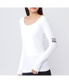 【その他のブランド/Other】のN/ベア天竺リップ長袖Uネックカットソー (LADIES) 人気、トレンドファッション・服の通販 founy(ファニー) ファッション Fashion レディースファッション Fashion for Women トップス・カットソー Cut & Sew Tops カットソー・ベーシックTシャツ Cut-and-Sewn Tops / Stretch Tees & Basics ゴルフ Golf リップ Lip, Lip Motif 吸水 Absorbent, Quick-Dry 夏 Summer 春 Spring S/S・春夏 SS, Spring/Summer, Warm Season 長袖 Long Sleeve, Full Sleeve thumbnail ホワイト|ID: prp329100004716540 ipo3291000000034078217
