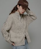 【サニーレーベル/Sonny Label / URBAN RESEARCH】のウールケーブルニットジップブルゾン 人気、トレンドファッション・服の通販 founy(ファニー) ファッション Fashion レディースファッション Fashion for Women アウター Coat / Outerwear Collection ブルゾンジャケット・スポーティアウター Blouson Jackets トップス・カットソー Cut & Sew Tops ニット Knit Tops & Sweaters 2025年 2025 2025-2026秋冬・A/W Autumn/Winter 2025–26 AW25–26 冬 Winter / This Winter おすすめ Recommended / Our Picks インナー Innerwear シンプル Simple, Minimal スタンド Stand Collar, Upright Stand ボトム Bottoms, Lower Wear ポケット Pocket, Pocket Detail ミックス Mix, Mixed Style ロング Long, Long-Length A/W・秋冬 Autumn/Winter thumbnail グレー|ID: prp329100004716545 ipo3291000000034253360