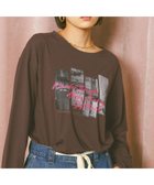 【ベイフロー/BAYFLOW】のスムースタッチプリント長袖Tシャツ ブラウン50|ID: prp329100004717117 ipo3291000000034320446