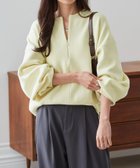 【ラナン/Ranan】のRanan/ハーフジップスウェットライクニット YE|ID: prp329100004717177 ipo3291000000034786977