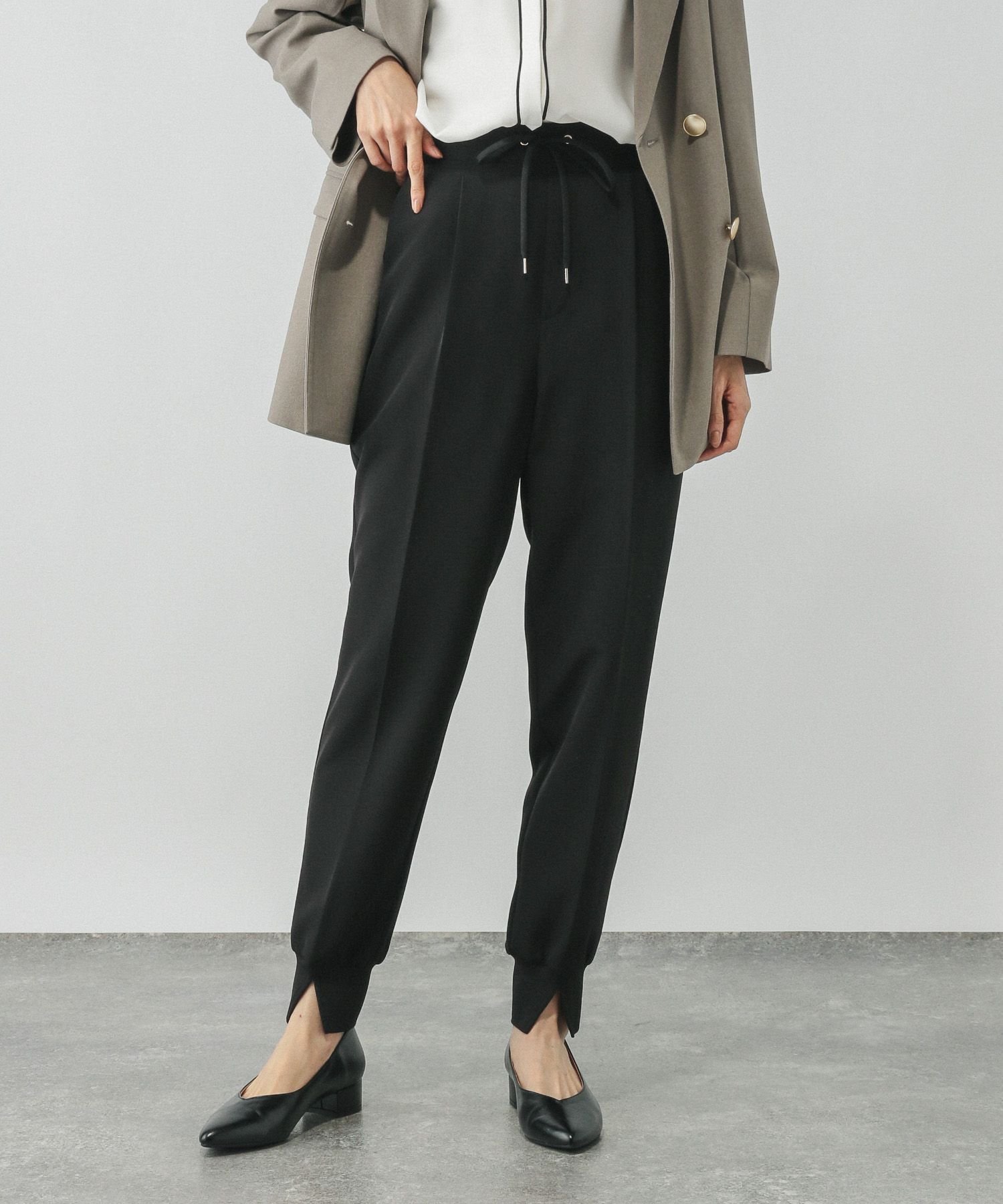 【グローバルワーク/GLOBAL WORK】のウツクシイージーWクロスジョグパンツ/499659 人気、トレンドファッション・服の通販 founy(ファニー) 　ファッション　Fashion　レディースファッション　Fashion for Women　パンツ　Pants & Trousers　ジャケット　Jacket, Outerwear　スウェット / スエット　Sweatshirt, Sweatwear　スタイリッシュ　Stylish, Fashionable　ストレッチ　Stretch, Stretchy Fabric　スリット　Slit, Slit Detail　センター　Center, Center Line　ダブル　Double, Double-Breasted　フィット　Fit, Slim Fit　ロング　Long, Long-Length　おすすめ　Recommended / Our Picks　 other-1|ID: prp329100004717218 ipo3291000000034083177
